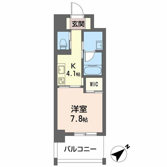 ヴィラシオン段原南の間取り写真