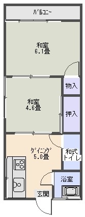 コーポ細田の間取り