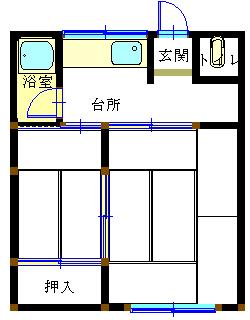 愛和荘の間取り