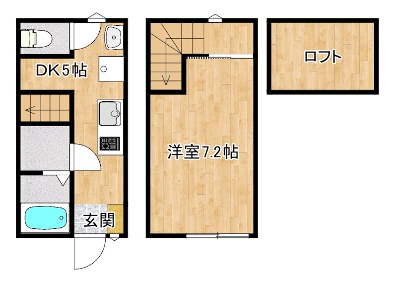 ジラソーレKの間取り