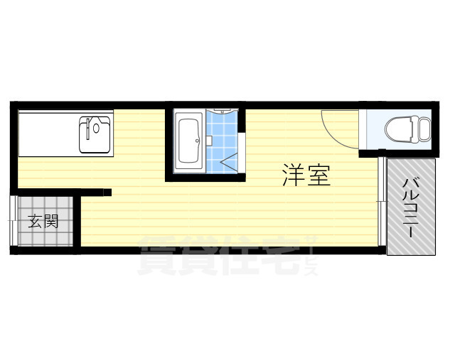 東三国2丁目アパートの間取り