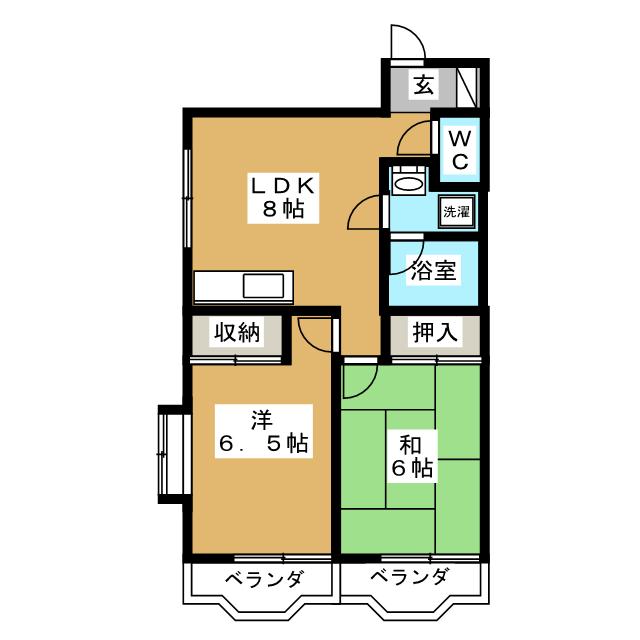 ソワサント木内の間取り