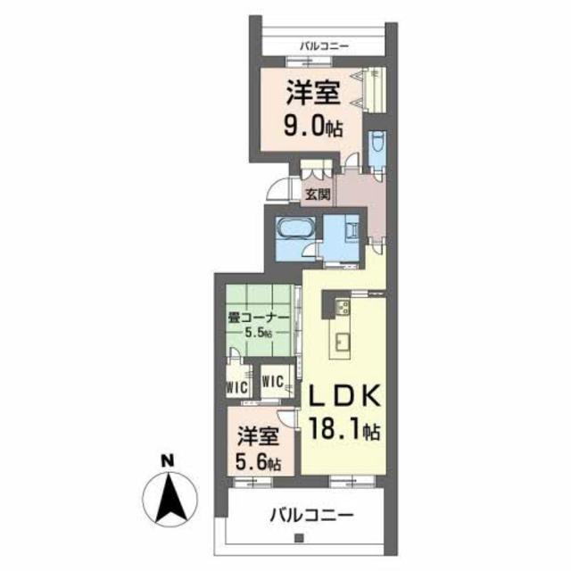 表参道グレイスＫの間取り