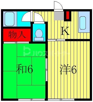 かしわコーポの間取り