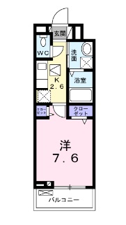 シャルモン　深野eastの間取り