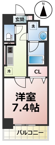 名古屋市中川区西日置のマンションの間取り