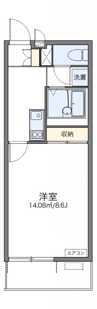 ふじみ野市市沢のマンションの間取り