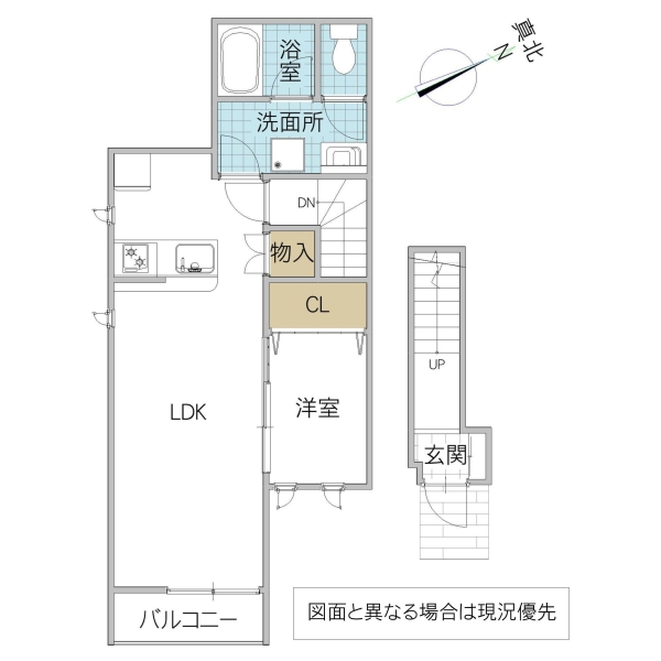 レーガベーネ小松 A棟の間取り