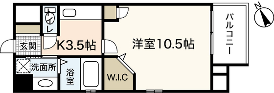 パークフラッツ土橋の間取り