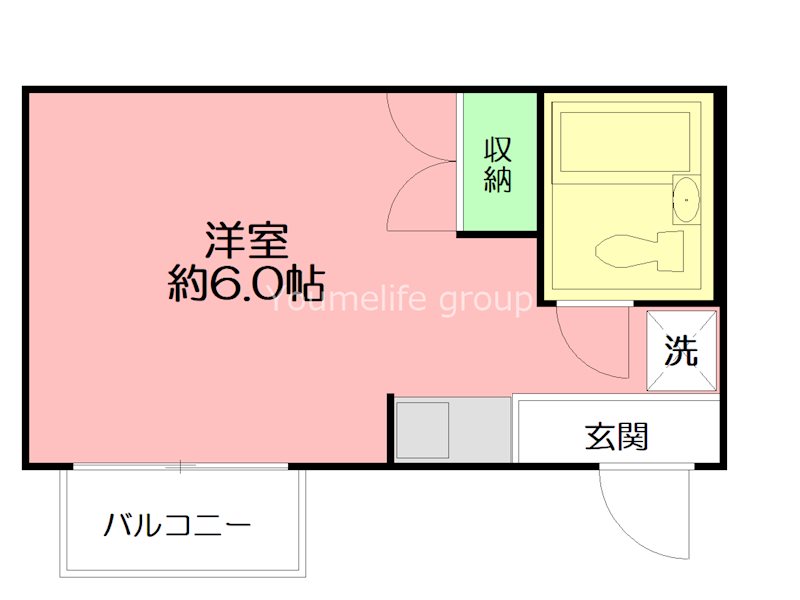 海老名市河原口のアパートの間取り