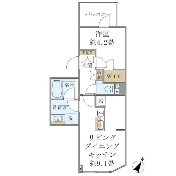 ＣＯＭＰＯＳＩＴＥ高輪の間取り