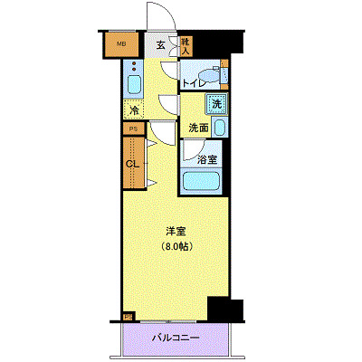 墨田区文花のマンションの間取り