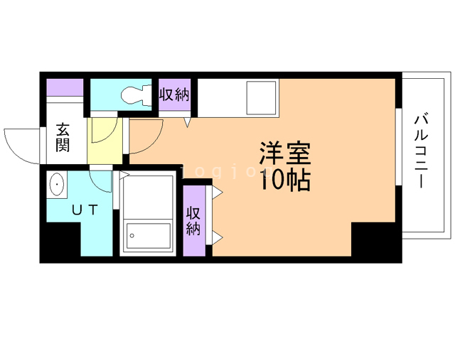 札幌市北区北八条西のマンションの間取り