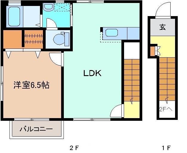 プレミール　Ｃの間取り