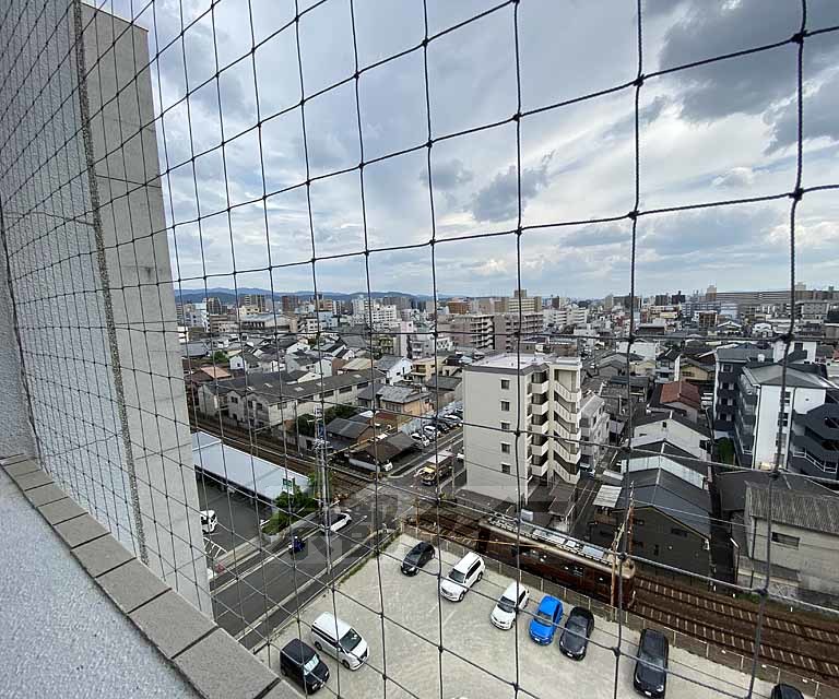 【京都市中京区壬生賀陽御所町のマンションの眺望】