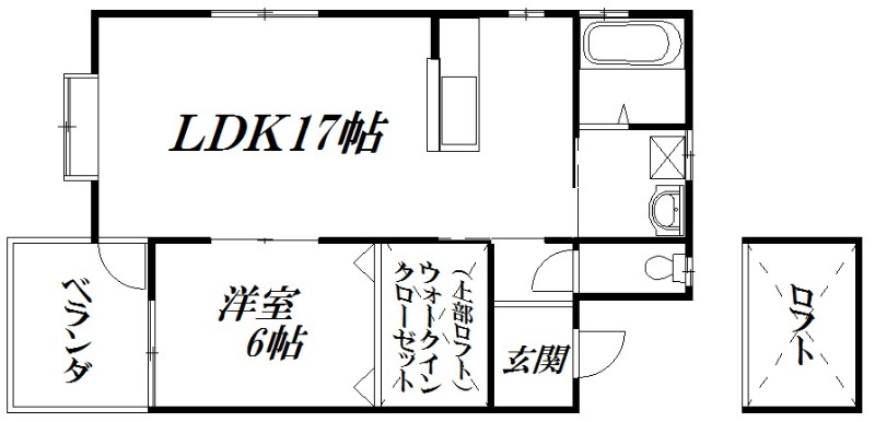 浜松市浜名区染地台のアパートの間取り