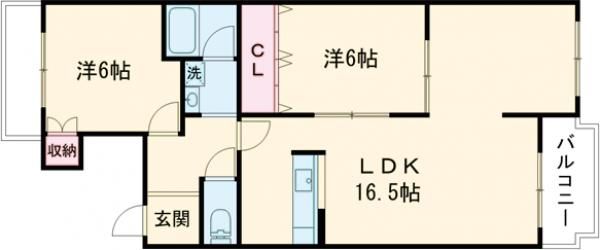 嵐山ファミリオの間取り