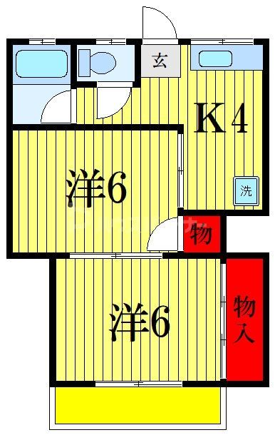 三咲グリーンハイツの間取り