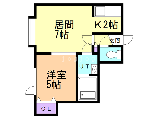 プルメリア北野の間取り