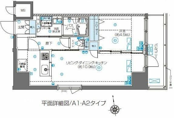 ＺＯＯＭ東新宿の間取り