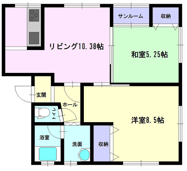 ヌーベルシャルマンの間取り