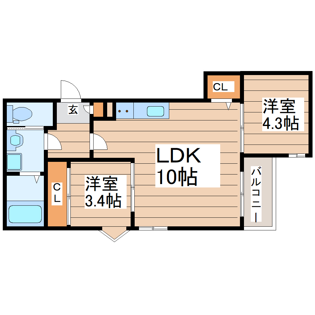 REGALEST南小泉の間取り