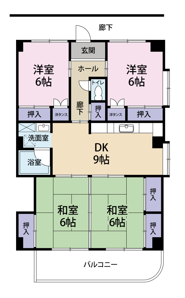 サンハイツ小松の間取り