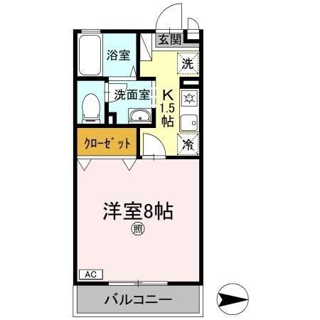 ベルシャトル　B棟の間取り