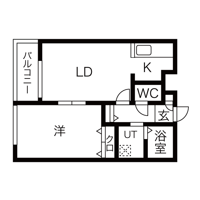 ＨＧＳ　ＭｉｎａｍｉＡｓａｂｕ　２ｎｄの間取り