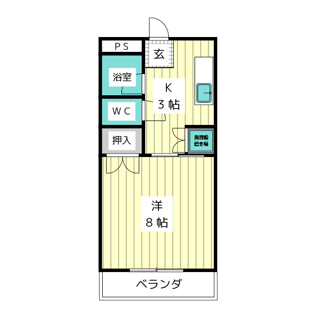 静山荘の間取り