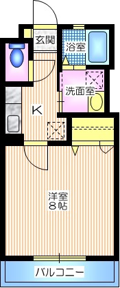 エクレール希望が丘の間取り