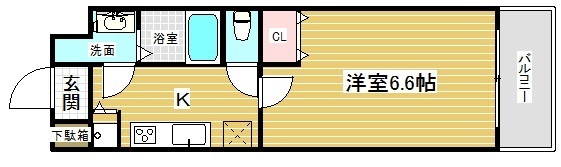 シャルマンフジ神戸芦原通の間取り