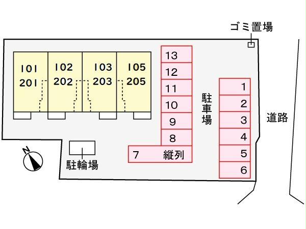 【プロスペール　Ｄの駐車場】