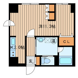 レガート東区役所前B棟の間取り