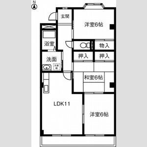 セントテラス北山台の間取り