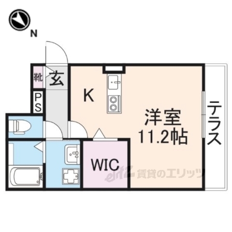 イストワール船町１号館の間取り