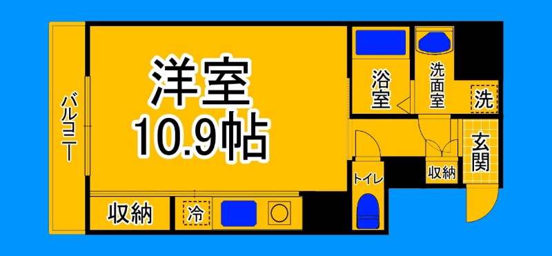 堺市堺区向陵中町のマンションの間取り