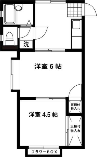 世田谷区代田のアパートの間取り