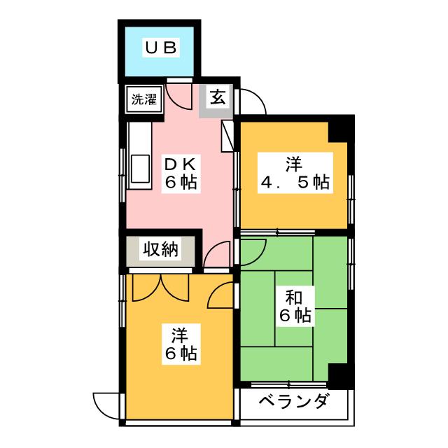 サンヴェールポニーの間取り