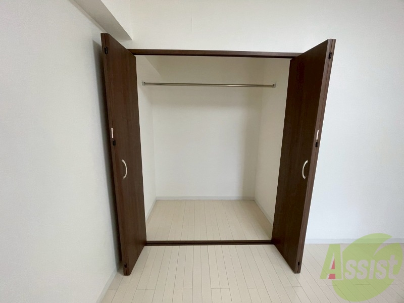 収納　洋室にあった収納。荷物がたくさんあっても大丈夫。