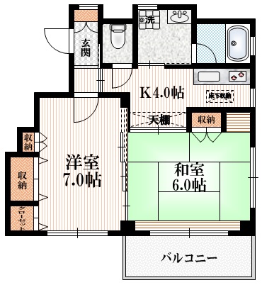 ＣＲＥＳＴの間取り