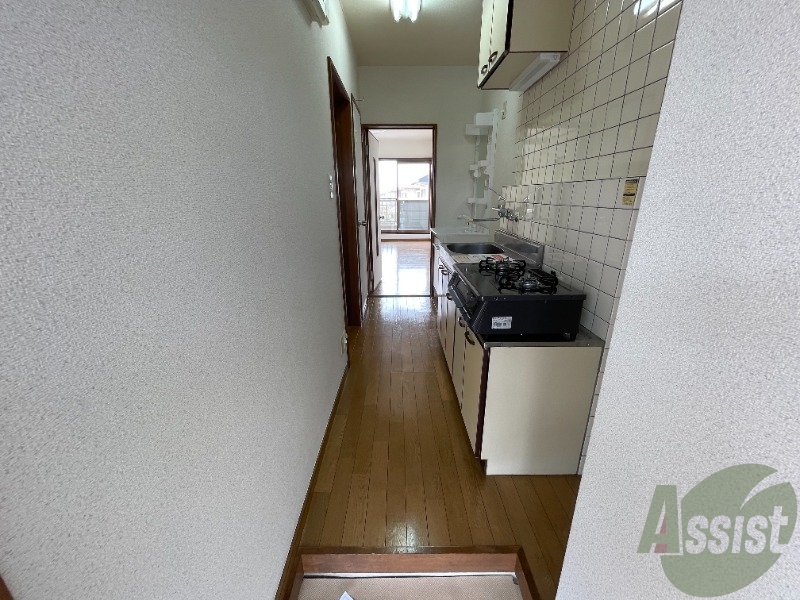 玄関　玄関からの風景です。広々としていいですね。