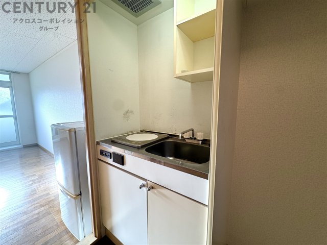 キッチン　1口IHコンロ付のシンプルなキッチン♪