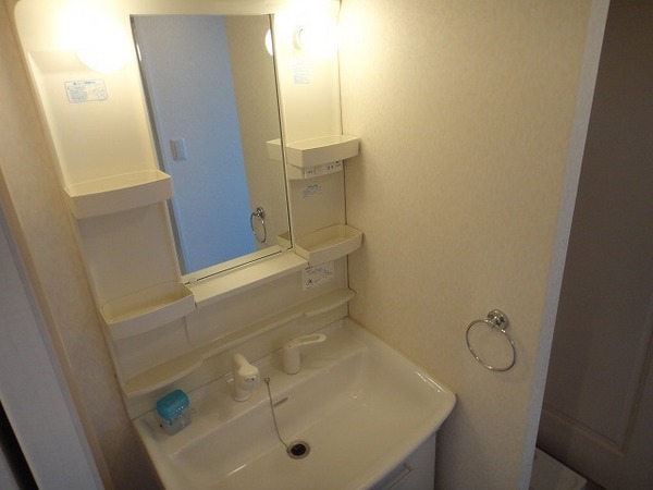 洗面設備　洗面所内に洗濯機置き場あり♪