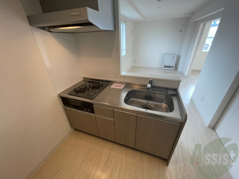 キッチン　都市ガスのキッチンなのでたくさんお料理できますね！