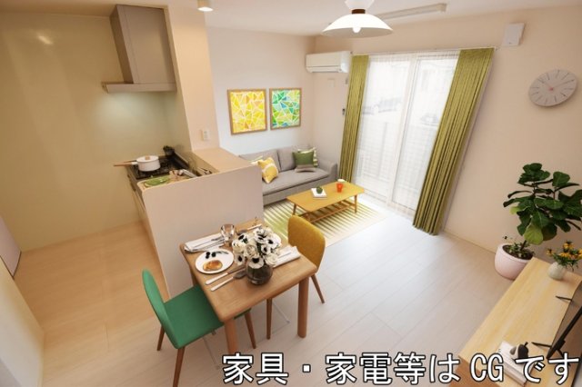 居室・リビング　うどん県のお部屋探しはうどん不動産へ うどんちゃんとLINE