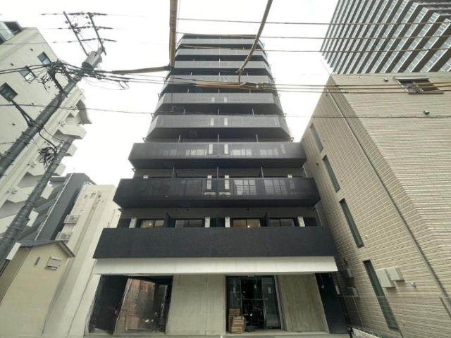 建物外観　外観タイル張りです