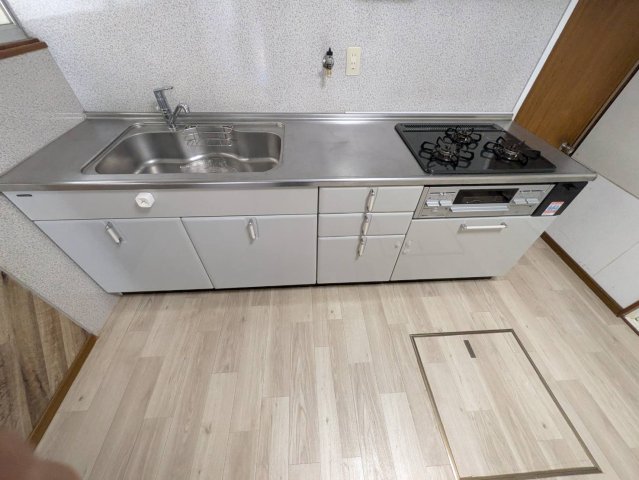 白水戸建のキッチン写真