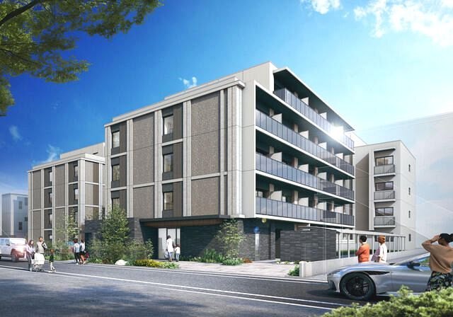建物外観　オートロック完備