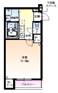 フジパレス西宮能登II番館の間取り写真